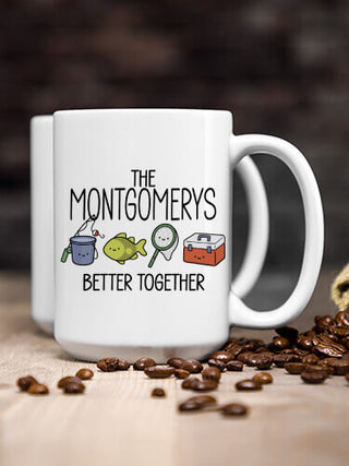 Better Together Fishing : Ceramic Coffee Mugs