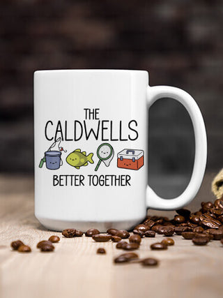 Better Together Fishing : Ceramic Coffee Mugs