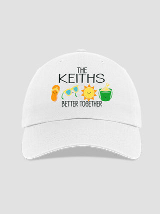 Better Together Vacation : Embroidered Baseball Hats