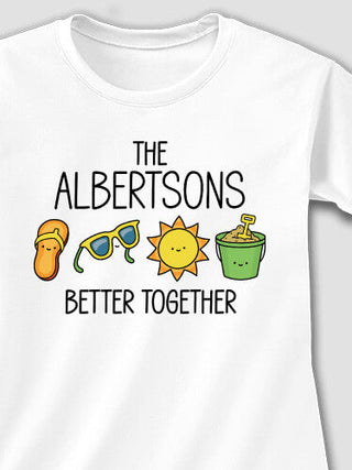 Better Together Vacation : Adult Ladies Fitted T-Shirt