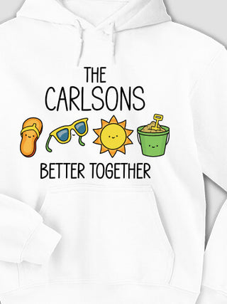 Better Together Vacation : Printed Hoodies