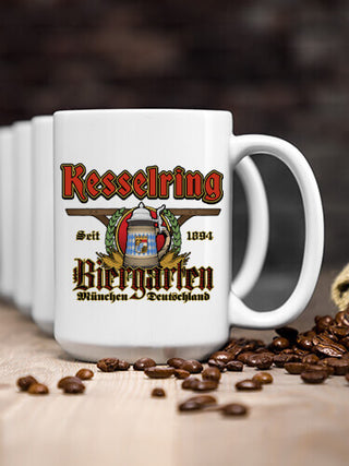 Biergarten : Ceramic Coffee Mugs