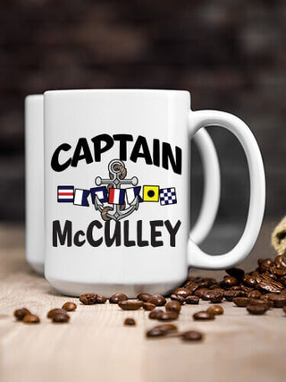 Captain : Ceramic Coffee Mugs
