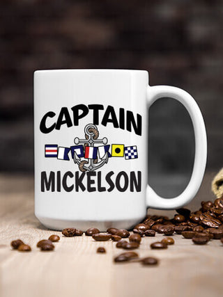 Captain : Ceramic Coffee Mugs