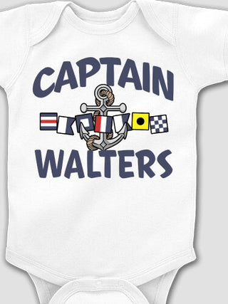 Captain : Printed Baby Bodysuits
