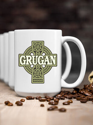 Celtic Stone Cross : Ceramic Coffee Mugs
