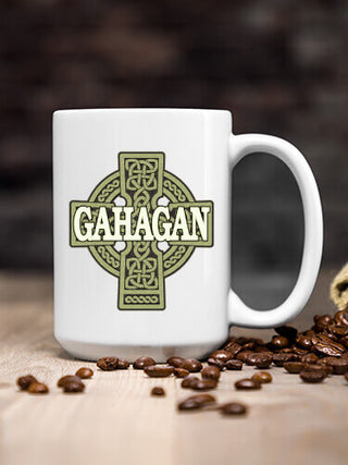 Celtic Stone Cross : Ceramic Coffee Mugs
