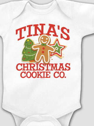 Christmas Cookie Company : Printed Baby Bodysuits