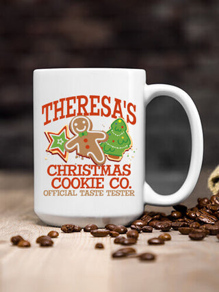 Christmas Cookie Tester : Ceramic Coffee Mugs