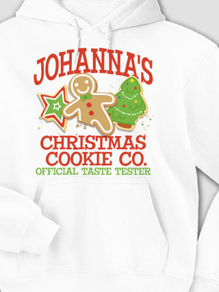 Christmas Cookie Tester : Printed Hoodies