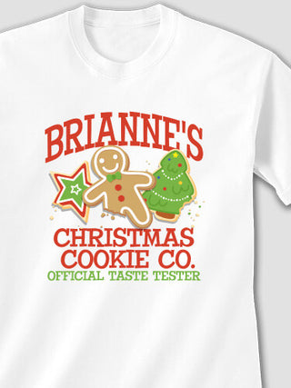 Christmas Cookie Tester : Printed T-Shirts