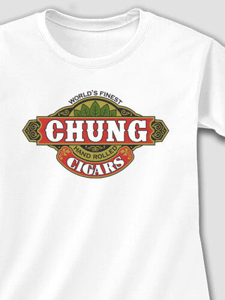 Cigars : Adult Ladies Fitted T-Shirt