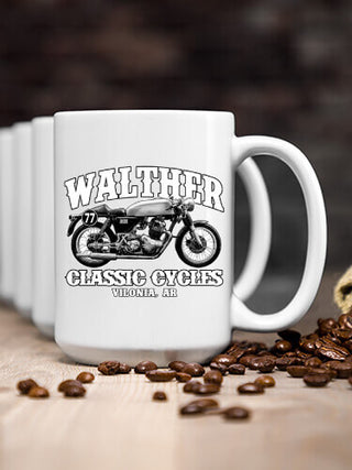 Classic Cycles : Ceramic Coffee Mugs