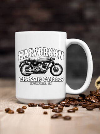 Classic Cycles : Ceramic Coffee Mugs