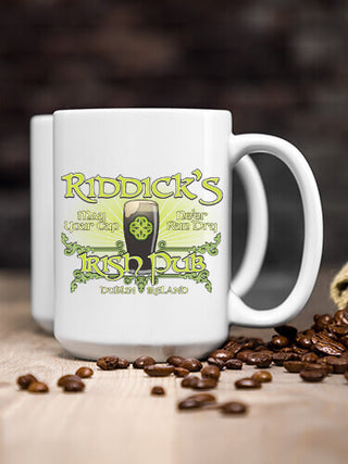 Classic Irish Pub : Ceramic Coffee Mugs