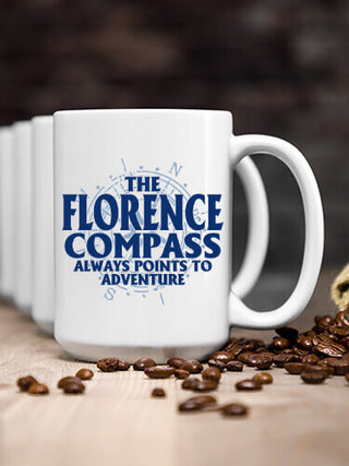 Compass : Ceramic Coffee Mugs