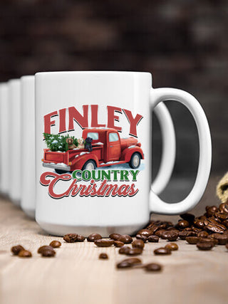Country Christmas : Ceramic Coffee Mugs