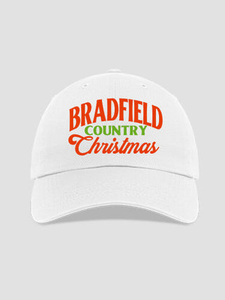 Country Christmas : Embroidered Baseball Hats