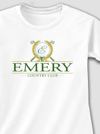 Country Club : Adult Ladies Fitted T-Shirt