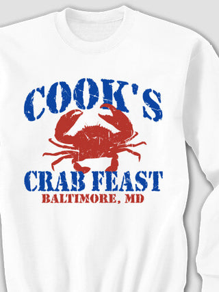 Crab Feast : Printed Sweatshirts