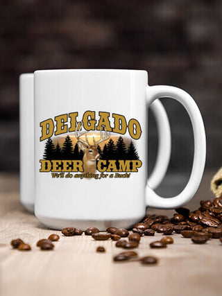 Deer Camp : Ceramic Coffee Mugs
