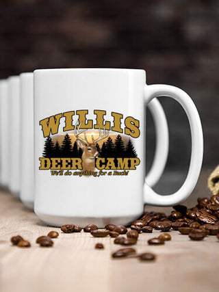 Deer Camp : Ceramic Coffee Mugs