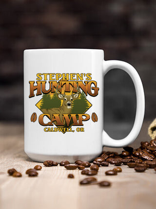 Deer Hunting Camp : Ceramic Coffee Mugs