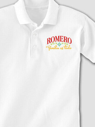 Familia es Todo : Embroidered Polo Shirts