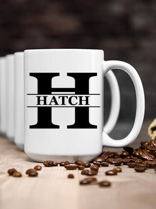 Family Monogram : Ceramic Coffee Mugs