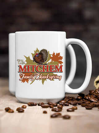 Family Thanksgiving : Ceramic Coffee Mugs