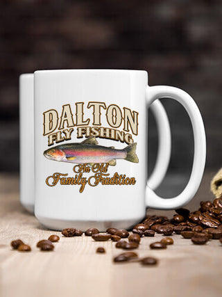 Fly Fishing Family Tradition : Ceramic Coffee Mugs