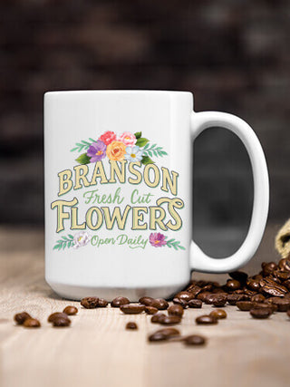 Fresh Cut Flowers : Ceramic Coffee Mugs