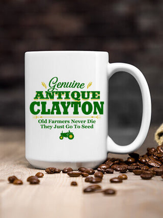 Genuine Antique Farmer : Ceramic Coffee Mugs