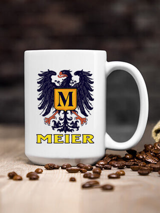 German Monogram : Ceramic Coffee Mugs