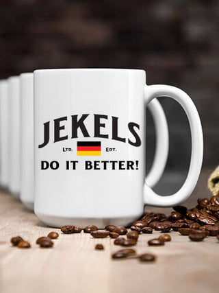 Germans Do It Better : Ceramic Coffee Mugs