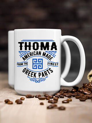 Greek Parts : Ceramic Coffee Mugs