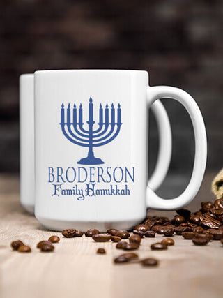 Hanukkah : Ceramic Coffee Mugs