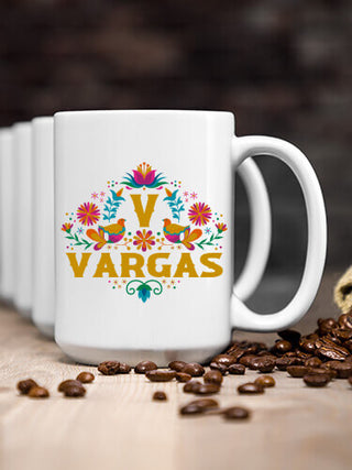 Hispanic Monogram : Ceramic Coffee Mugs