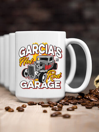 Hot Rod Garage BP : Ceramic Coffee Mugs