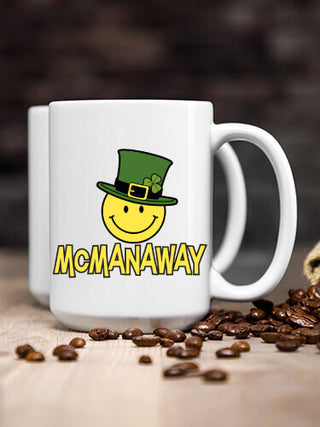 Irish Smiley : Ceramic Coffee Mugs
