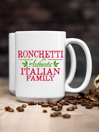 Italian Family : Ceramic Coffee Mugs
