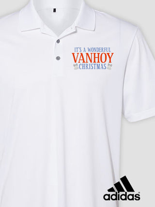 It's A Wonderful Christmas : Embroidered Adidas&reg; Polo Shirts