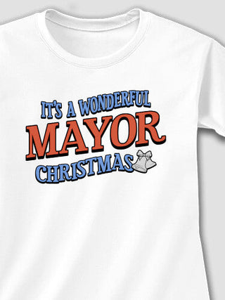 It's A Wonderful Christmas : Adult Ladies Fitted T-Shirt