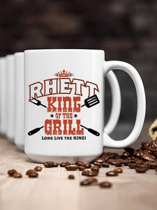 King of the Grill : Ceramic Coffee Mugs