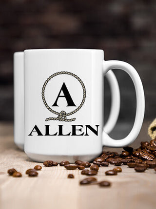Lasso Monogram : Ceramic Coffee Mugs