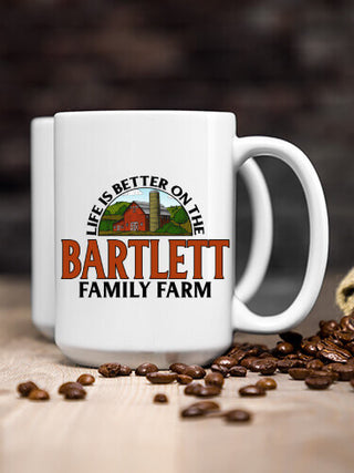Life Is Better Farm : Ceramic Coffee Mugs