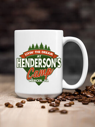 Livin' The Dream Camp : Ceramic Coffee Mugs
