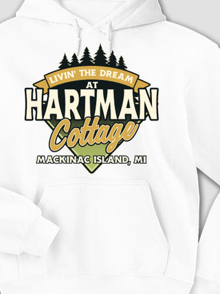 Livin' The Dream Cottage : Printed Hoodies
