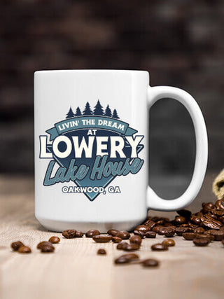 Livin' The Dream Lake House : Ceramic Coffee Mugs