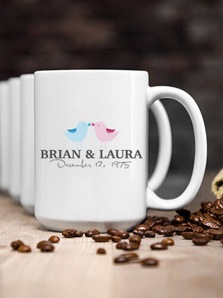 Love Birds : Ceramic Coffee Mugs